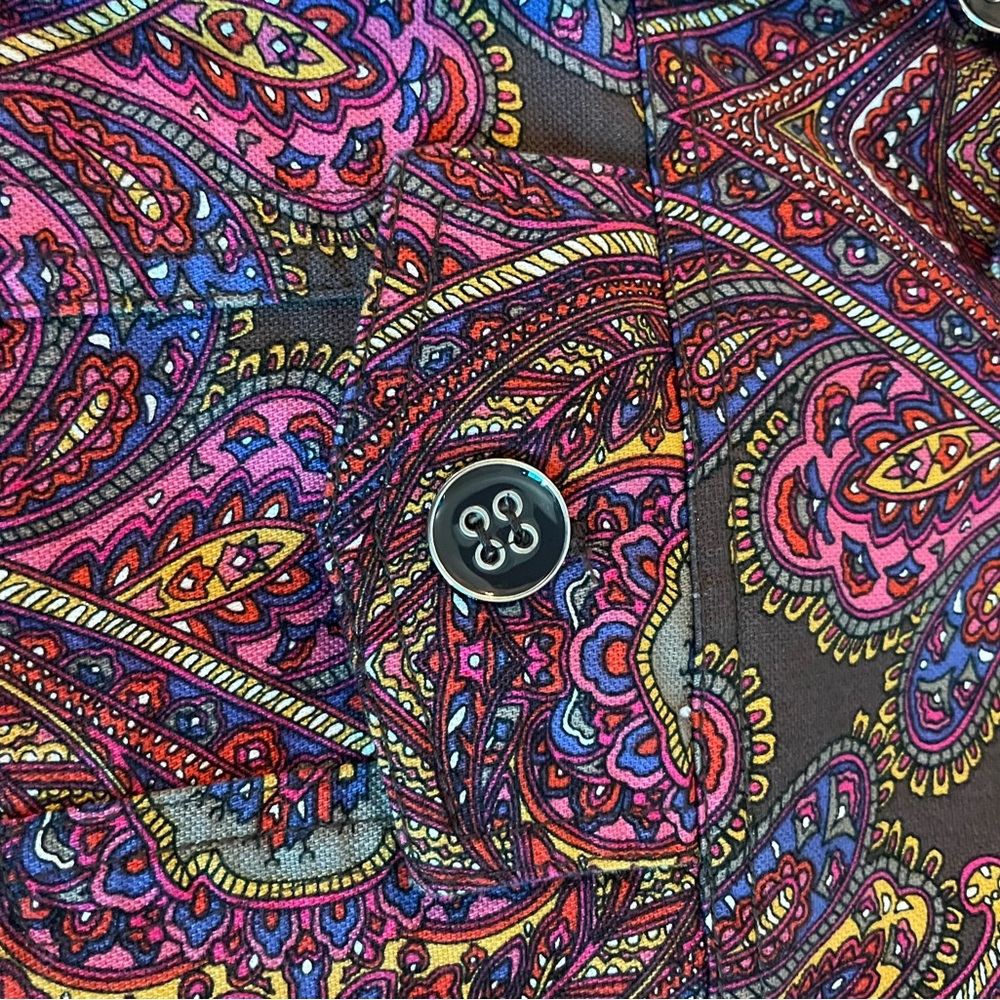 ANALOGY PAISLEY PATTERNED JACKET LARGE - Picture 12 of 13
